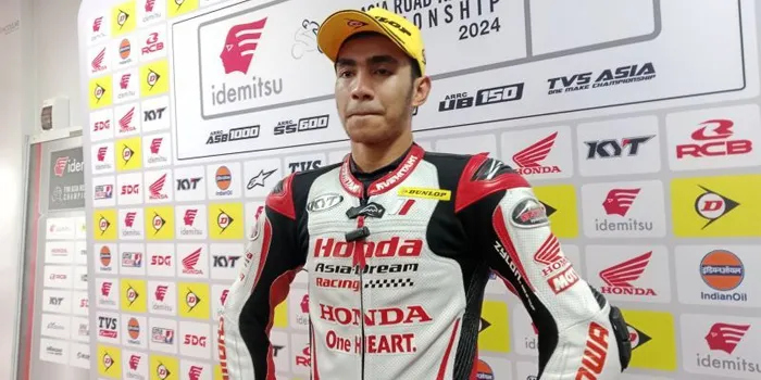 Andi Gilang Juara Race Pertama ARRC di Sirkuit Mandalika 2024