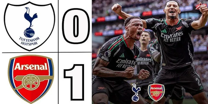 Hasil Tottenham vs Arsenal: Skor 0-1